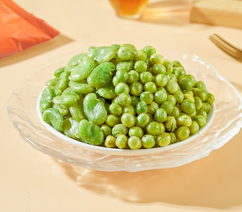 바삭한 잠두+완두콩 간식(Crispy broad bean and pea snacks)3*158kg