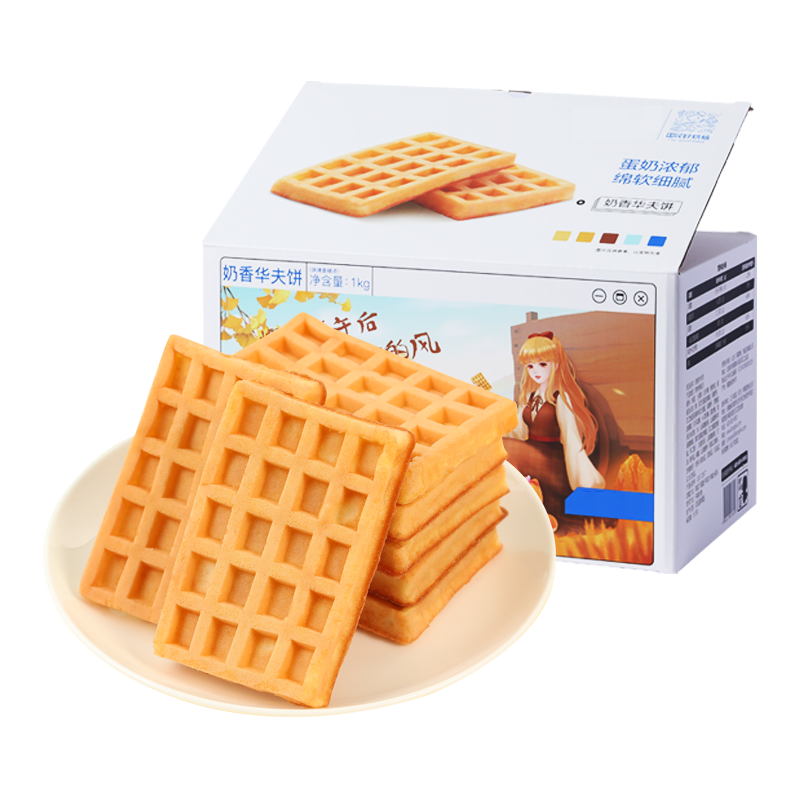 와플(Waffle)1*1000g/약 32~35개(구체적인 수량은 실제 기준)