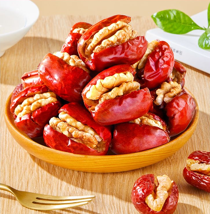 대추와 호두(jujube+nut)2*505g/합계 약 200개(구체적인 수량은 실제 기준)